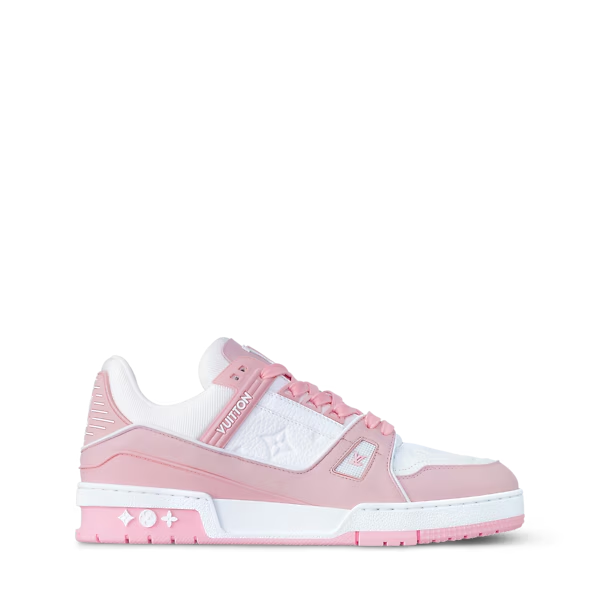Men's Louis Vuitton Trainer Pink Sneakers