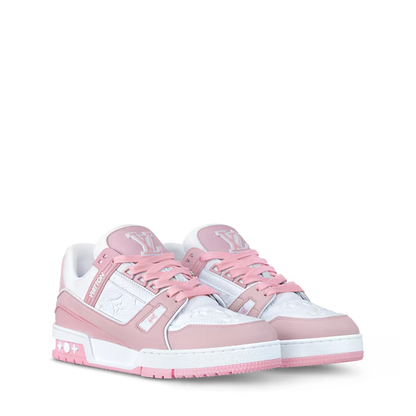 Men's Louis Vuitton Trainer Pink Sneakers