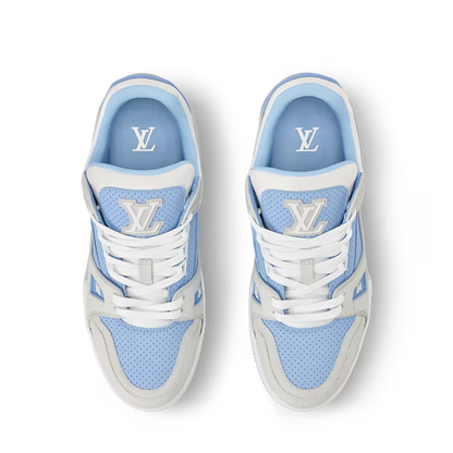 Men's Louis Vuitton Trainer Blue Sneakers