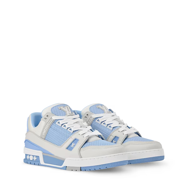 Men's Louis Vuitton Trainer Blue Sneakers