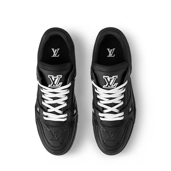 Men's Louis Vuitton Trainer Black Sneakers