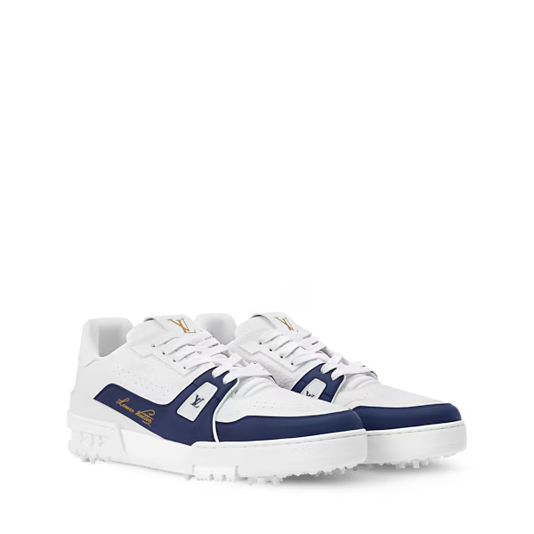 Men's Louis Vuitton Trainer Blue Sneakers
