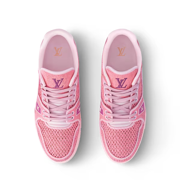 Men's Louis Vuitton Trainer Rose Sneakers