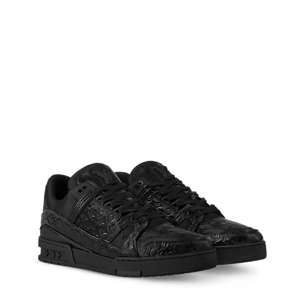 Men's Louis Vuitton Trainer Black Sneakers