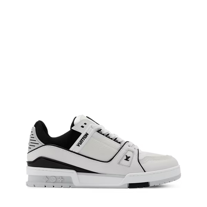 Men's Louis Vuitton Trainer White Black Sneakers