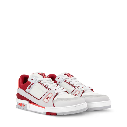 Men's Louis Vuitton Trainer Red Sneakers