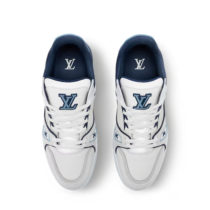 Men's Louis Vuitton Trainer Blue Sneakers