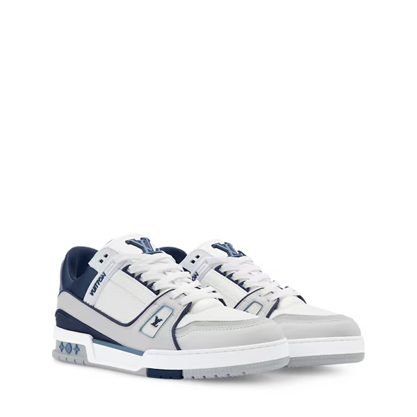 Men's Louis Vuitton Trainer Blue Sneakers