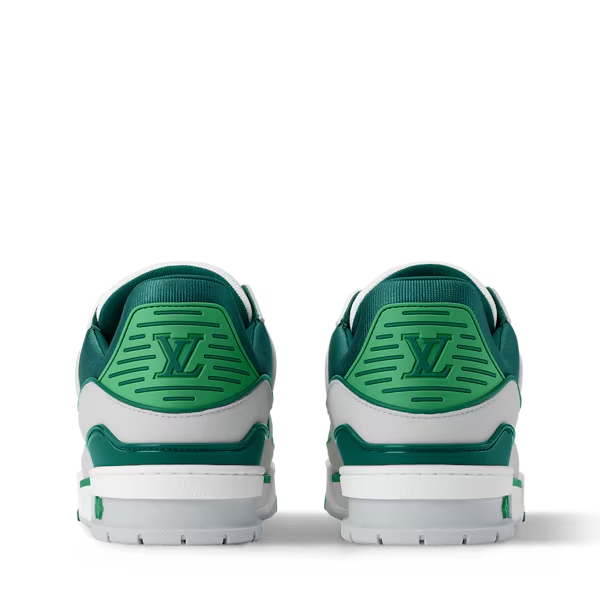 Men's Louis Vuitton Trainer Green Sneakers