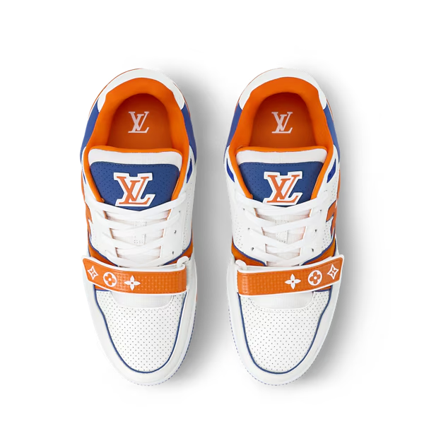 Men's Louis Vuitton Trainer Orange  Sneakers