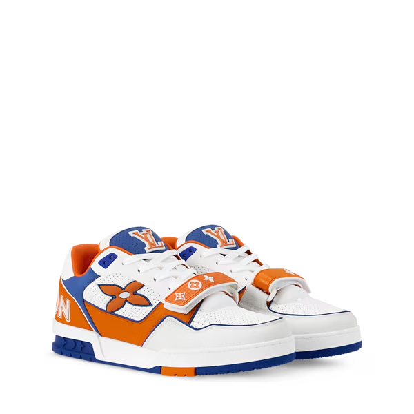 Men's Louis Vuitton Trainer Orange  Sneakers