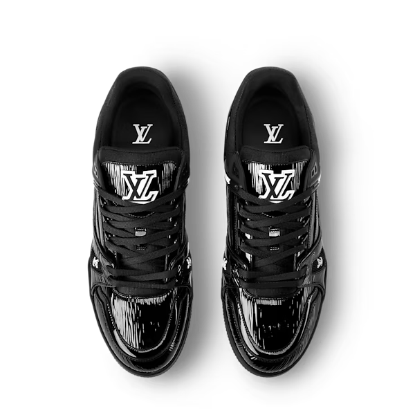 Men's Louis Vuitton Trainer Black Sneakers
