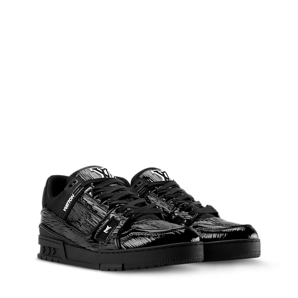 Men's Louis Vuitton Trainer Black Sneakers