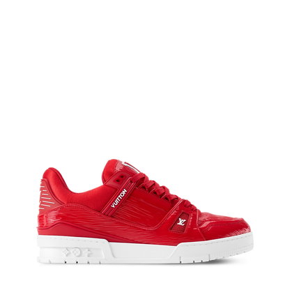 Men's Louis Vuitton Trainer Red Sneakers