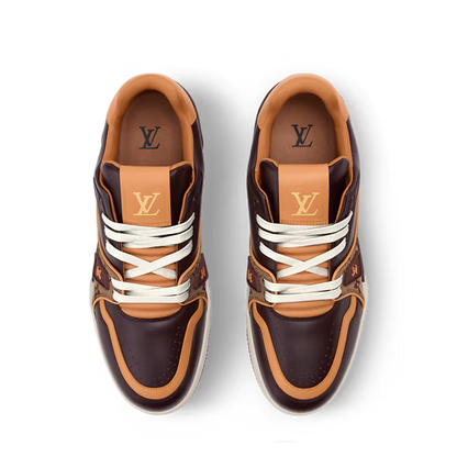 Men's Louis Vuitton Trainer Brown Sneakers