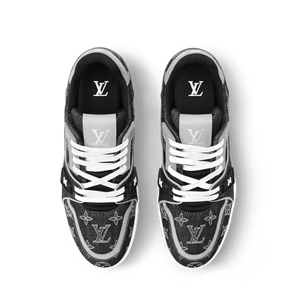 Men's Louis Vuitton Trainer Black Sneakers