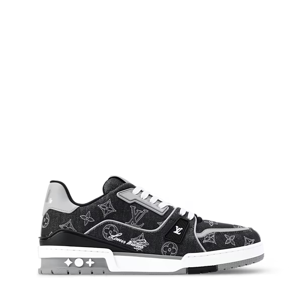 Men's Louis Vuitton Trainer Black Sneakers