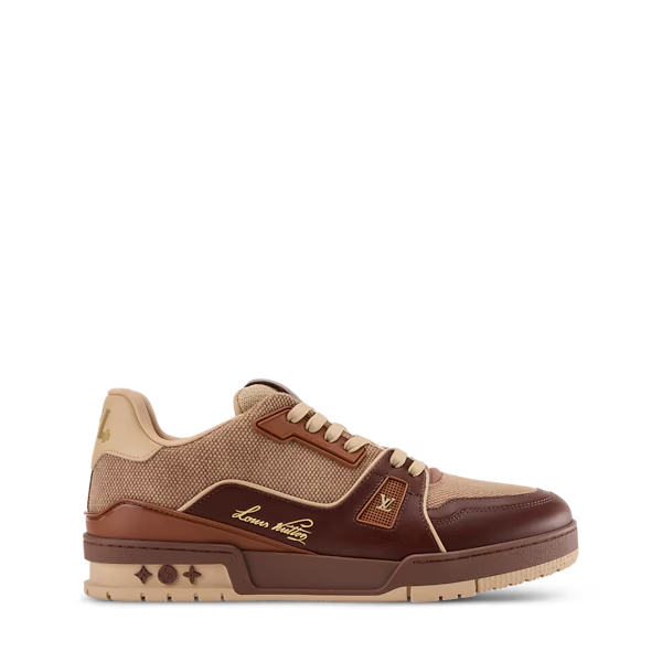 Men's Louis Vuitton Trainer Brown Sneakers