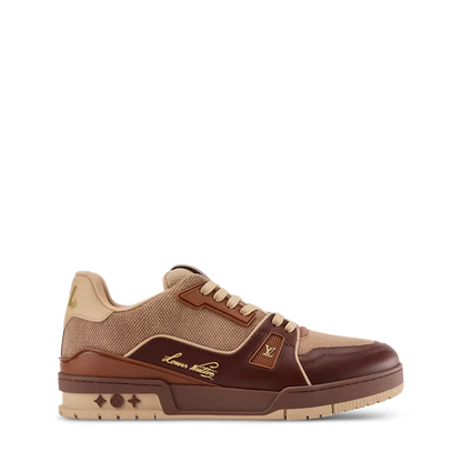 Men's Louis Vuitton Trainer Brown Sneakers