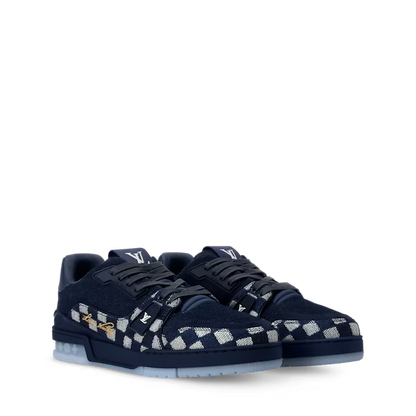 Men's Louis Vuitton Trainer Blue Sneakers