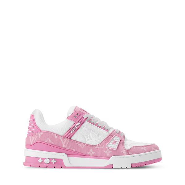 Men's Louis Vuitton Trainer Pink Sneakers