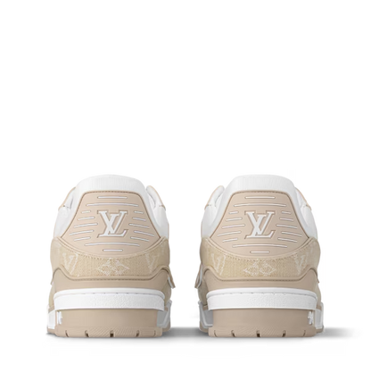 Men's Louis Vuitton Trainer Beige Sneakers
