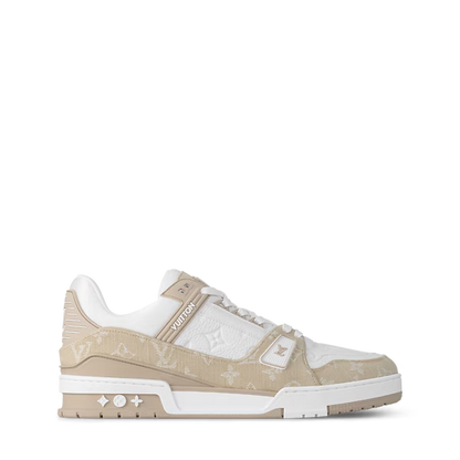 Men's Louis Vuitton Trainer Beige Sneakers