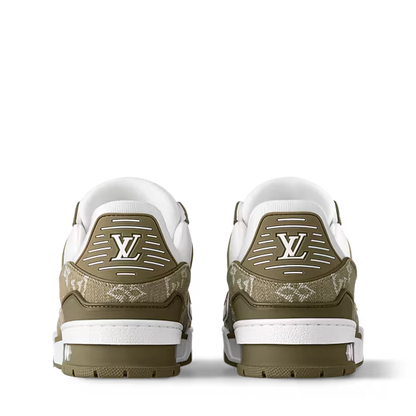 Men's Louis Vuitton Trainer Khaki Sneakers