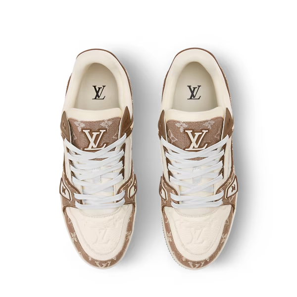 Men's Louis Vuitton Trainer Brown Sneakers
