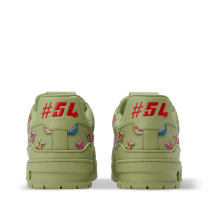 Men's Louis Vuitton Trainer Green Sneakers