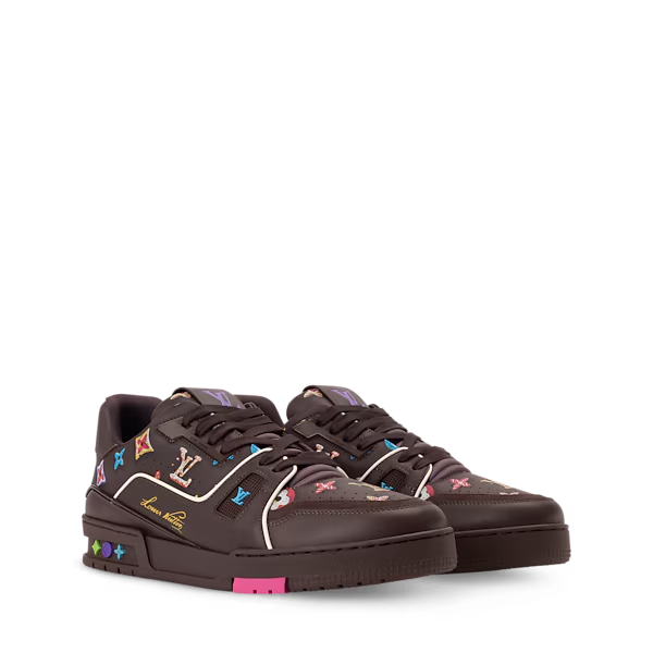 Men's Louis Vuitton Trainer Marron Sneakers