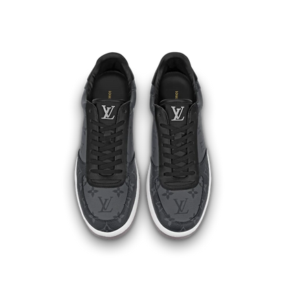 Men's Louis Vuitton Rivoli Athletic Black Grey Sneakers