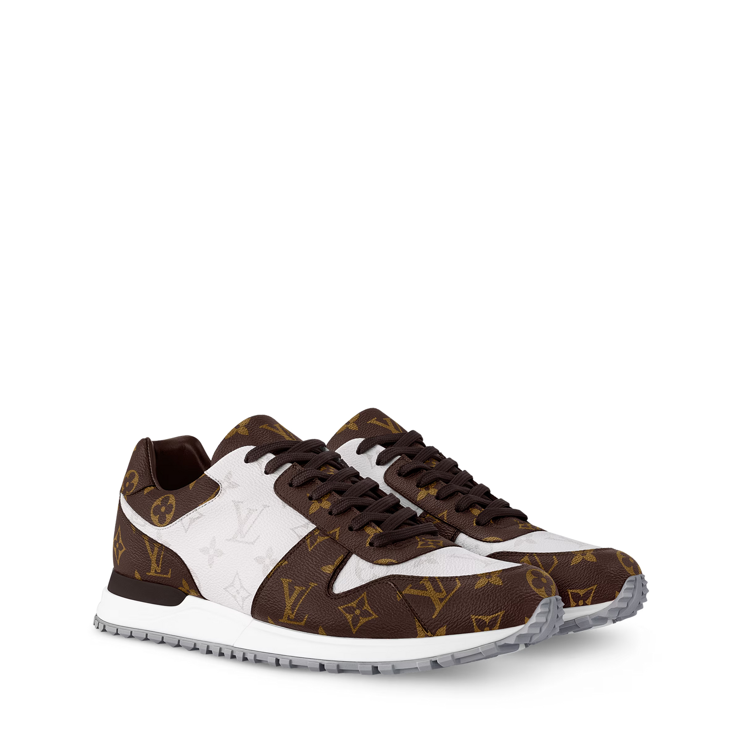 Men's Louis Vuitton Run Away Brown Sneakers