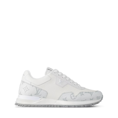 Men's Louis Vuitton Run Away White Denim Sneakers