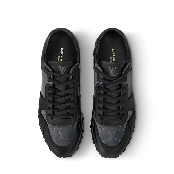 Men's Louis Vuitton Run Away Black Sneakers