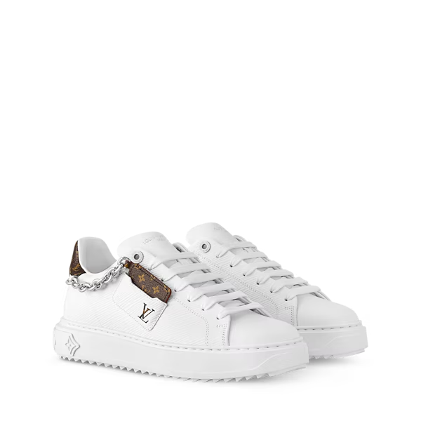 Men's Louis Vuitton Time Out White Sneakers