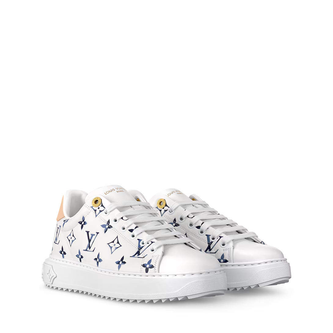 Men's Louis Vuitton Time Out Blue Sneakers