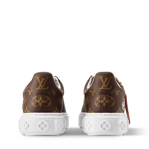 Men's Louis Vuitton Time Out Brown Sneakers