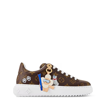 Men's Louis Vuitton Time Out Brown Sneakers