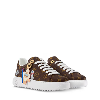 Men's Louis Vuitton Time Out Brown Sneakers