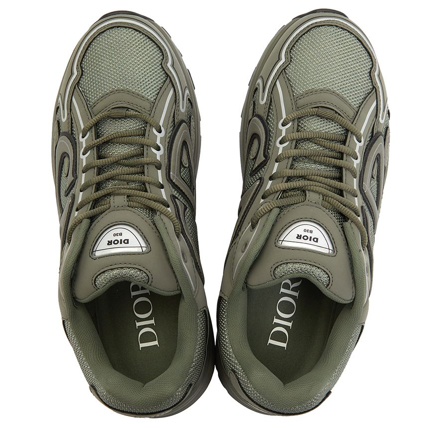 Men's Dior x Stone Island B30 Khaki Sneakers