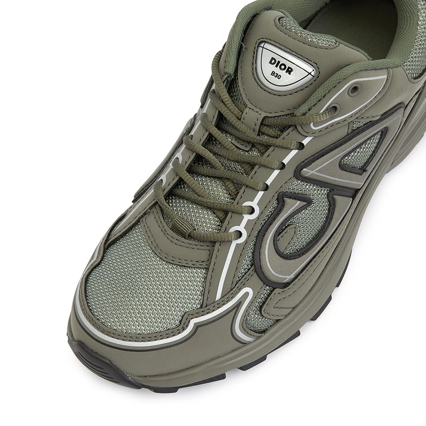 Men's Dior x Stone Island B30 Khaki Sneakers