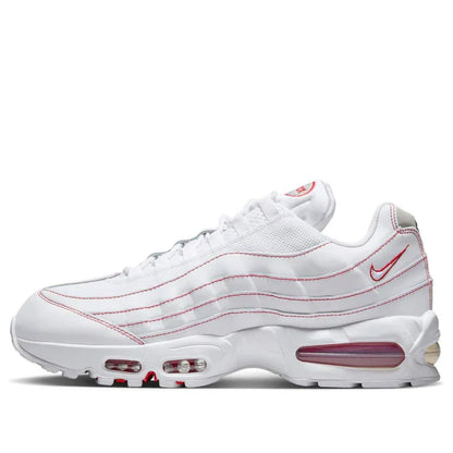 Men's Nike Air Max 95 Big Bubble White University Red Shoes