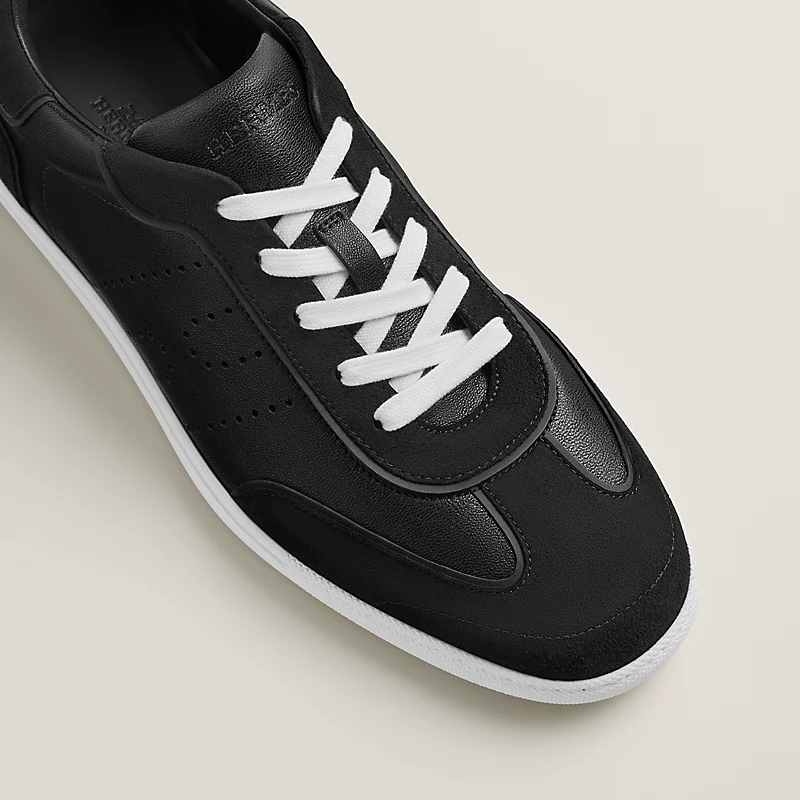 Men's Hermès Match Black Sneakers
