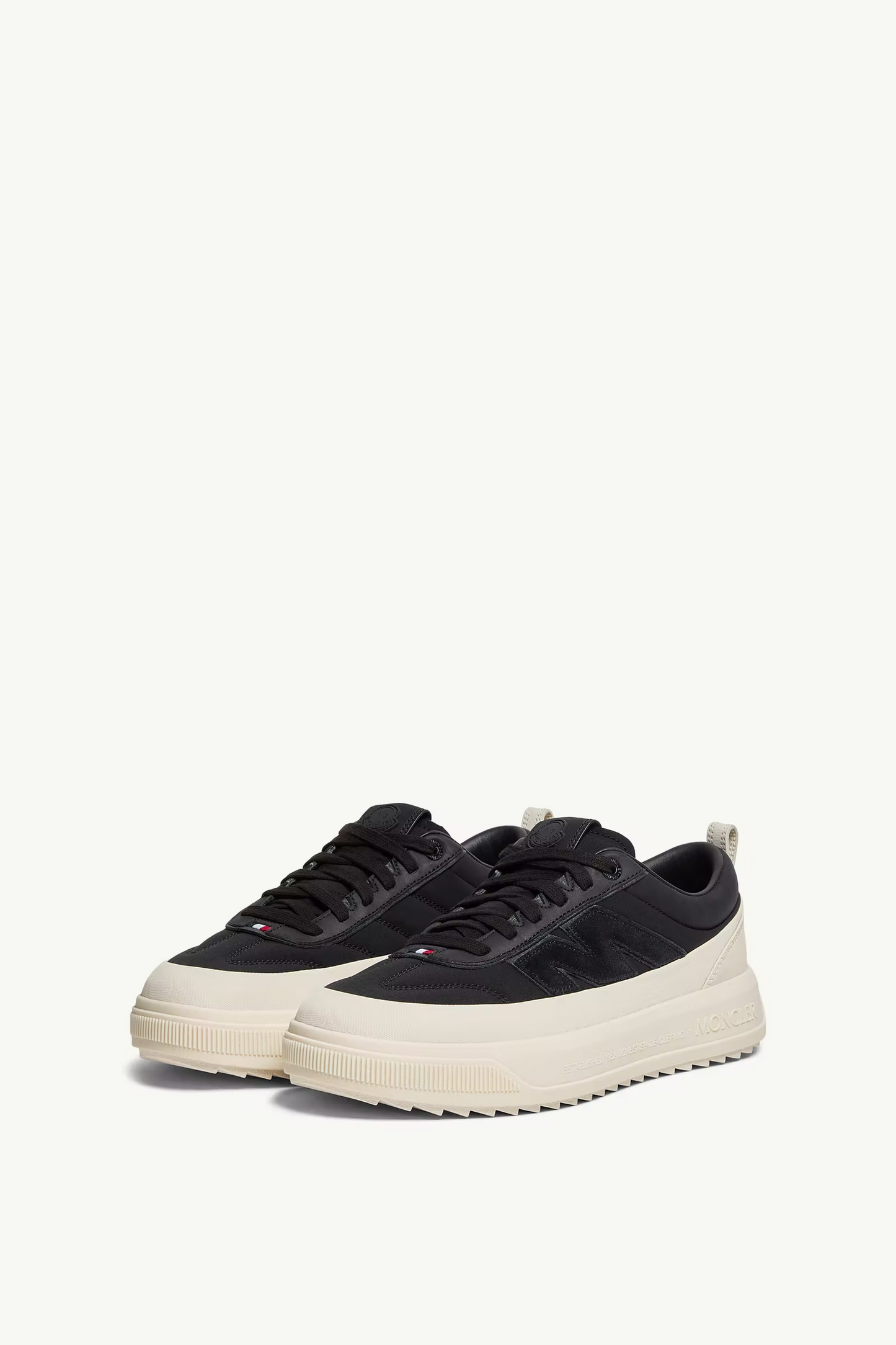 Men's Moncler Altive Leather Black Sneakers