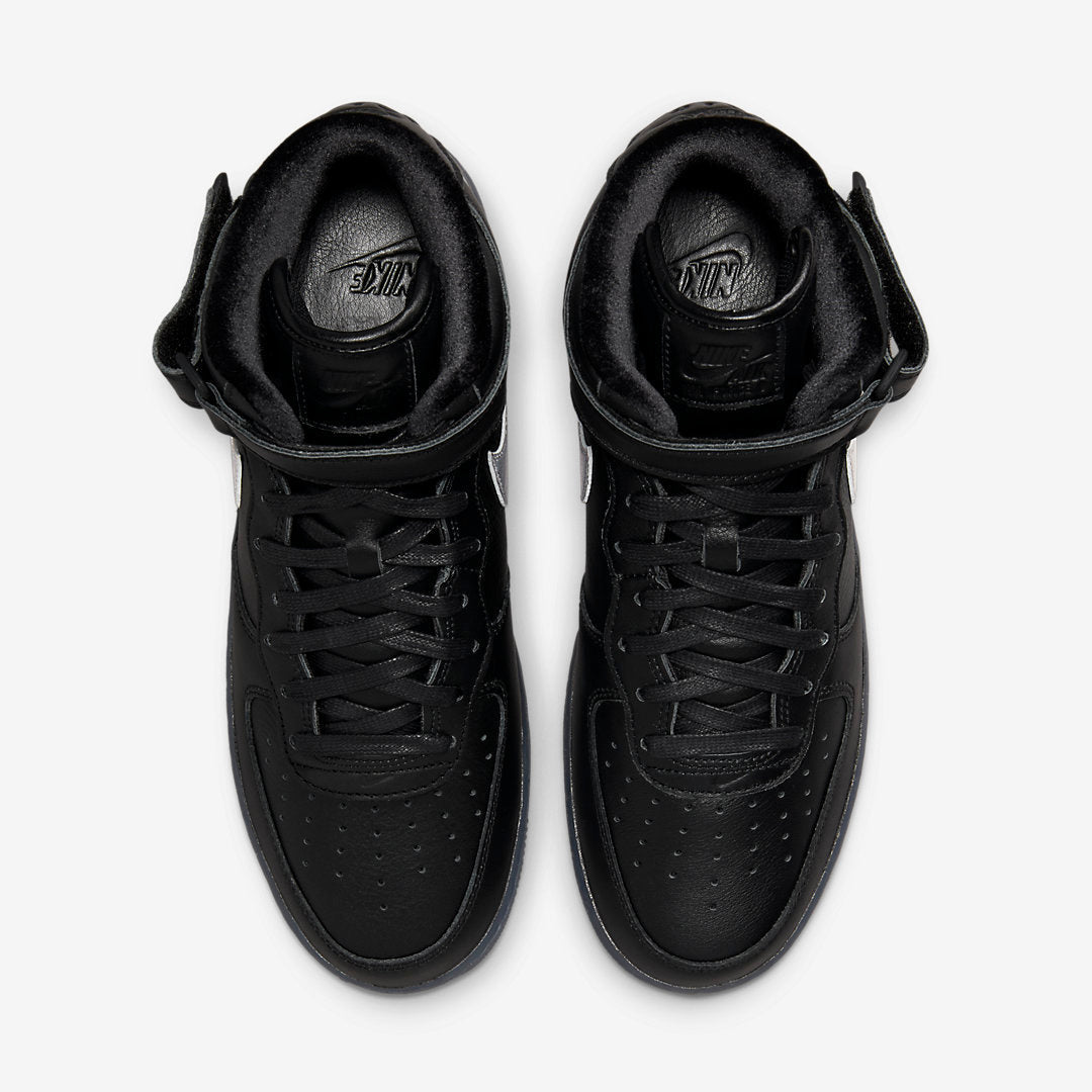 Men's Nike Air Force 1 Mid 'Black & Metallic' Shoes