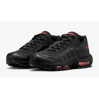 Men's Nike Air Max 95 Black Firey Orange Shoes