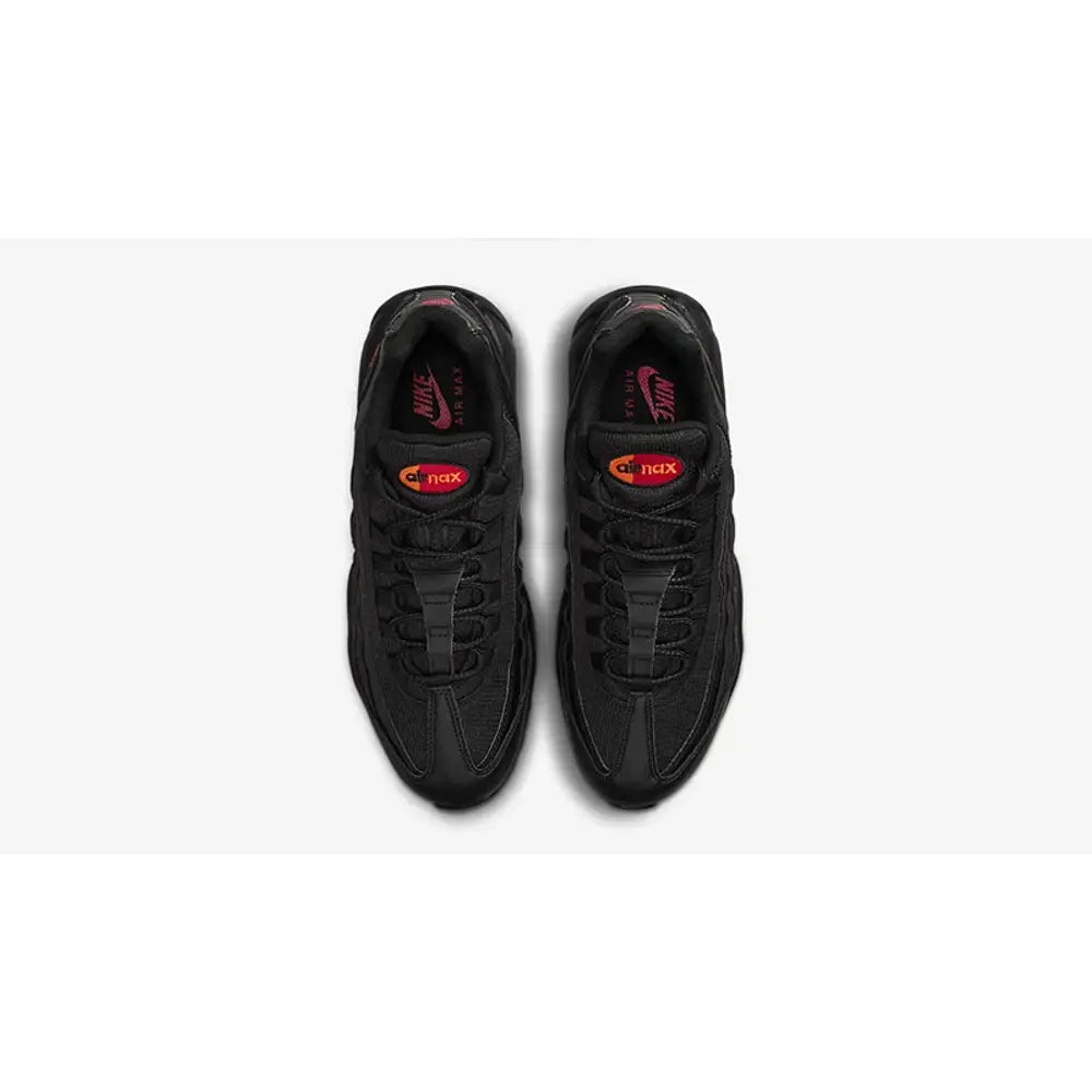 Men's Nike Air Max 95 Black Firey Orange Shoes