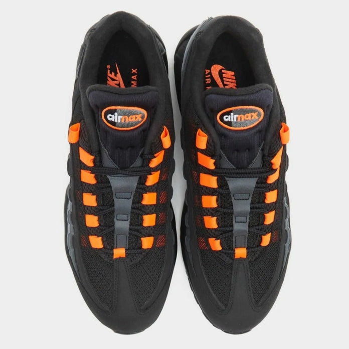 Men's Nike Air Max 95 Black Hyper Crimson Shoes