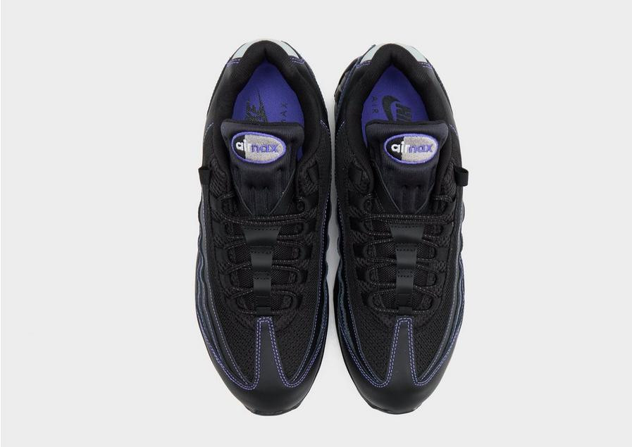 Men's Nike Air Max 95 Black Purple Shoes